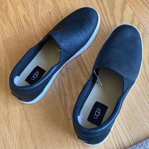Black Ugg slip on sneakers